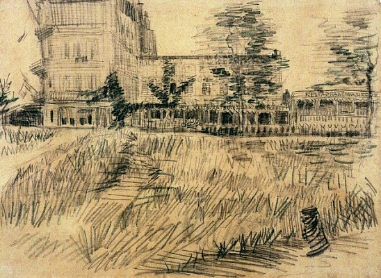 Картина Ван Гог Винсент21 - Картины карандашом 