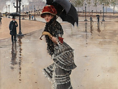 В дождливый день на площади Конкорд