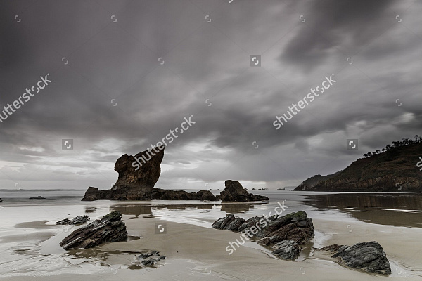 Картина Скелі біля моря - Природа 
