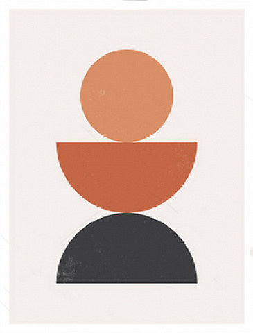 Коло і два півкола