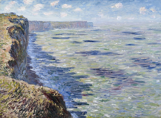 Картина Море, вид со скал Фекама - Моне Клод 
