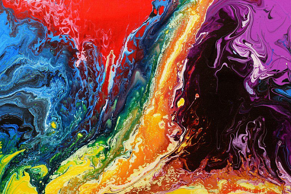 Картина Хвилі кольору - Абстракції 