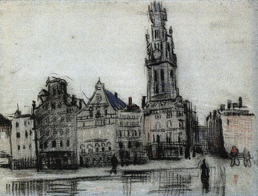 Картина Ван Гог Винсент5 - Картины карандашом 
