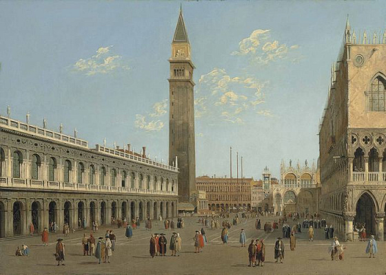Картина Пьяцетта, Венеция - Каналетто 