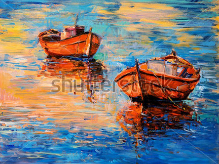 Две рыбацкие лодки