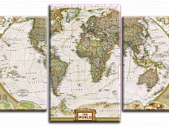 Карта мира модульная