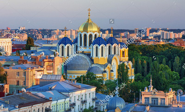 Картина Владимирский собор в Киеве - Город 