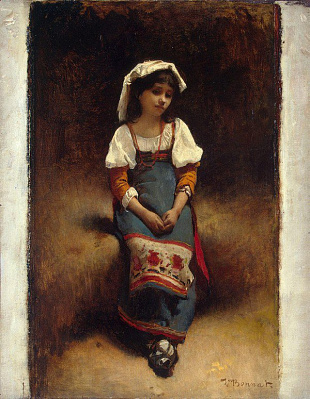 Картина Дівчинка Бонна - Дитячі старовинні 