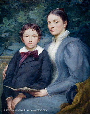 Картина Мати та син - Сімейні старовинні 