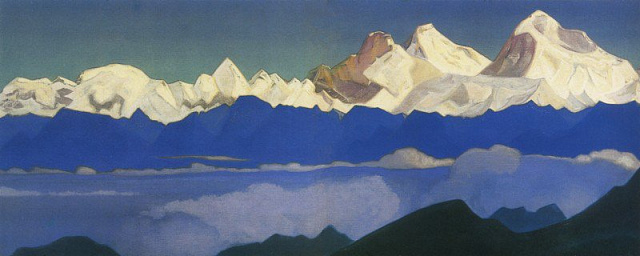 Картина Еверест (Джомолунгма) - Реріх Микола 