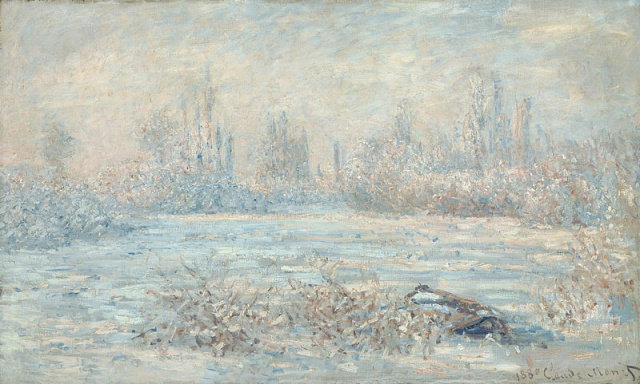 Картина Мороз близ Ветёй - Моне Клод 