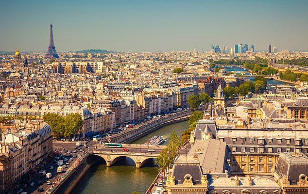 Картина Вид Парижа 9 - Город 