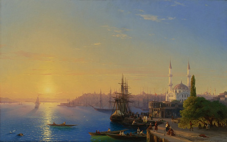 Вид на Константинополь и Босфор