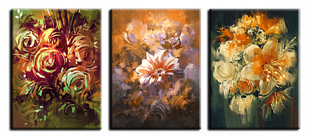 Цветы. Триптих