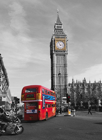 Лондон. Тауэр и автобус