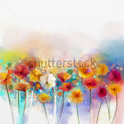 Картина Поле цветов 5 - Нонгкран Фон 