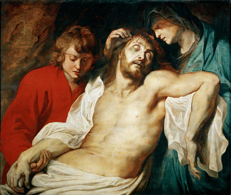 Картина Оплакивание Христа Богоматерью и Иоанном Евангелистом - Рубенс Питер Пауль 