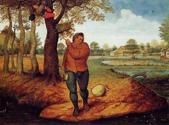 Картина Розорювач гнізд - Брейгель Пітер Молодший 