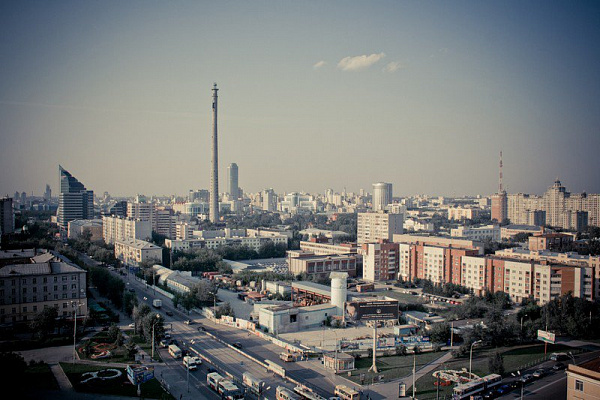 Картина Вид на Киев днем - Город 
