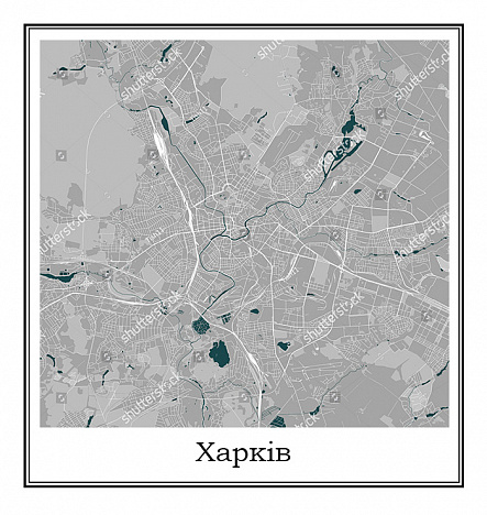 Карта Харькова