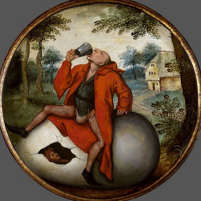 Картина Фламандські прислів'я 1 - Брейгель Пітер Молодший 
