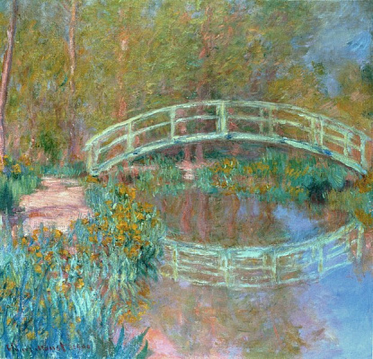 Картина Японский мостик (Мостик в саду Моне) - Моне Клод 