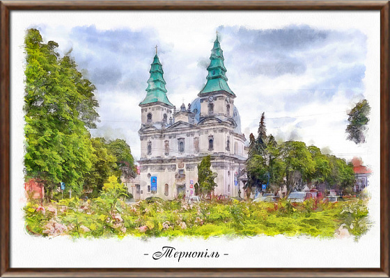 Картина Тернополь - Городской пейзаж 