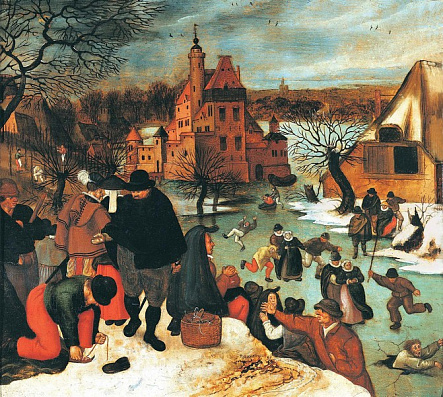 Зима, катання на ковзанах