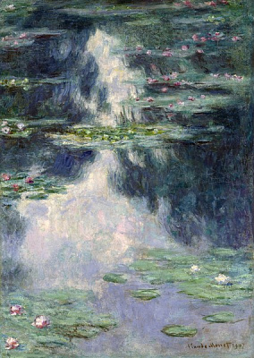Картина Водяные лилии 12 - Моне Клод 