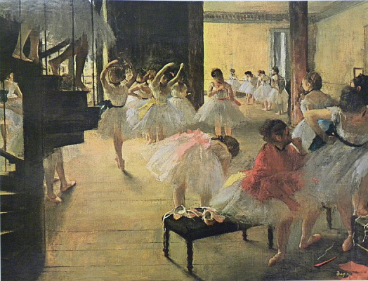 Картина Балетная школа - Дега Эдгар 