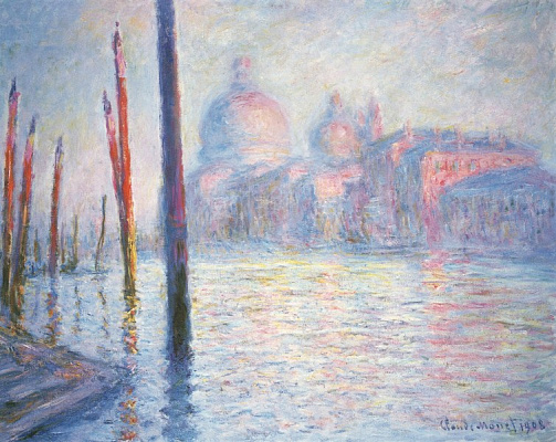 Картина Гранд канал в Венеции - Моне Клод 