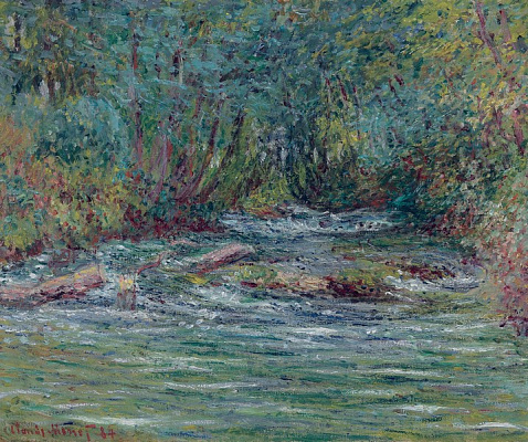 Картина Река Эпте в Живерни, лето - Моне Клод 