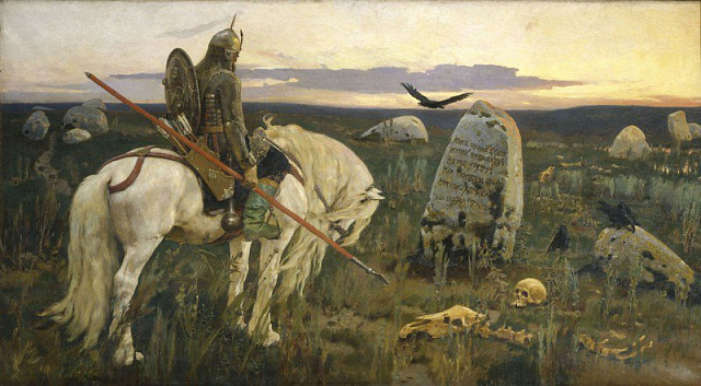 Картина Витязь на роздоріжжі - Васнєцов Віктор 