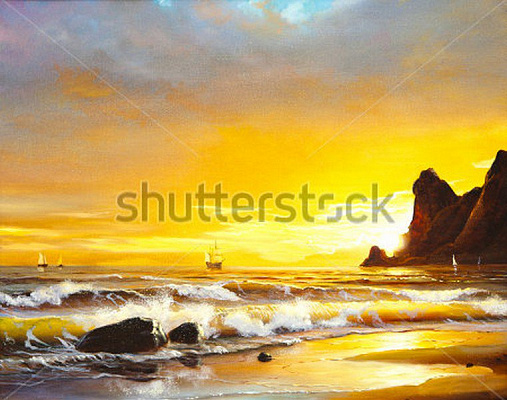 Картина Морской закат 2 - Кулианионак Лилия 