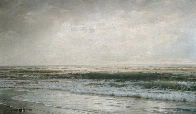 Картина Пляж Нью-Джерси - Ричардс Уильям Трост 