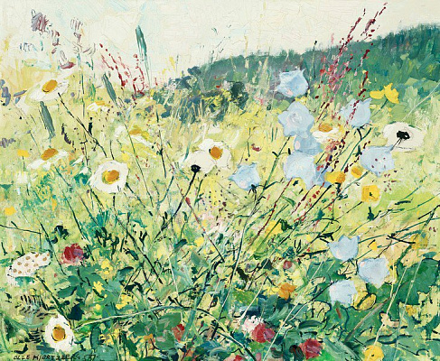 Картина Цветы в поле - Хьотсберг Олле 