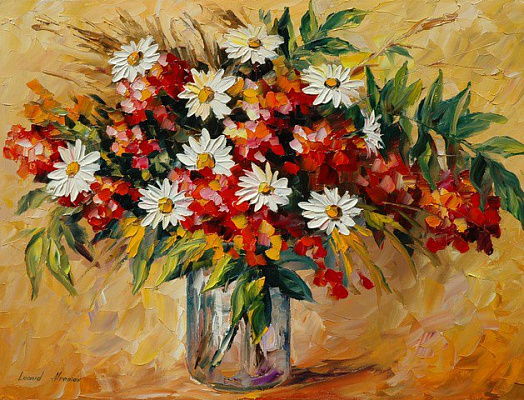 Картина Дикі квіти - Афремов Леонід 