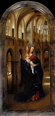 Картина Мадонна в церкви - Ван Эйк Ян 