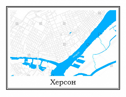 Карта Херсона