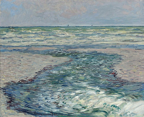 Картина Морское побережье Пурвиля, отлив - Моне Клод 