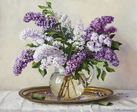 Ваза с сиренью