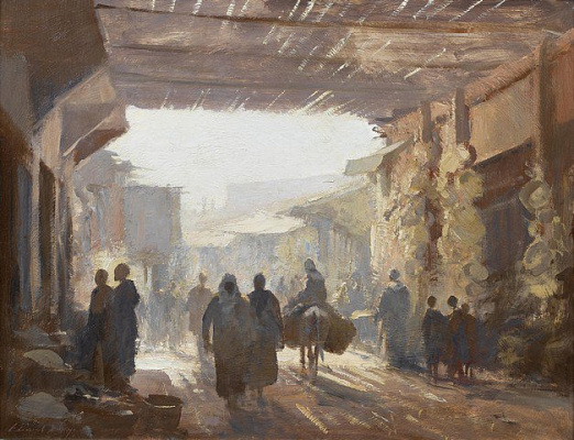 Картина Рынок, Макареш - Сигоу Эдвард 
