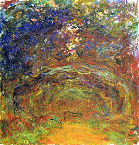 Стежка під рожевою аркою, Живерні