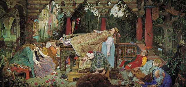 Картина Спящая царевна - Васнецов Виктор 