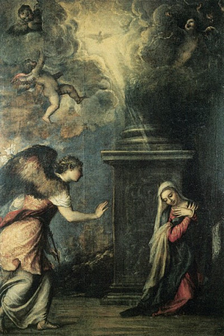 Тициан Вечелилио - Благовещение