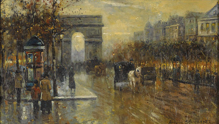 Вид на Триумфальную арку