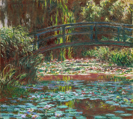 Картина Японский мостик 2 (Мостик над прудом с водяными лилиями) - Моне Клод 