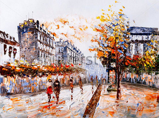 Картина Парижский бульвар - CYC 