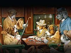 Кассиус Марцелл Кулидж - Собаки, играющие в покер 5