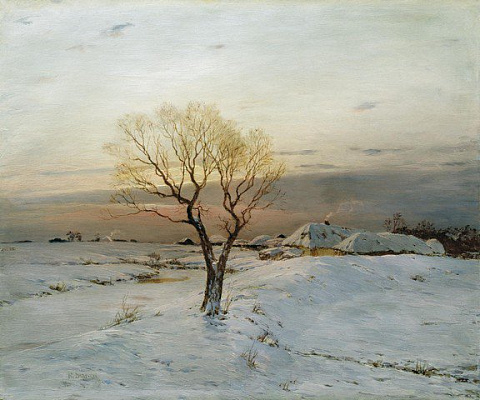 Картина Морозное утро - Дубовской Николай 